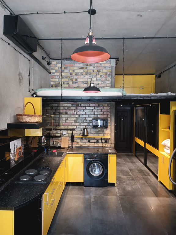 Фотография квартиры Квартира Лофт студия в Царском гараже