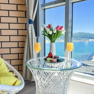 Фотография квартиры Квартира Уютная студия с видом на море в самом центре