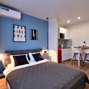 Фотография квартиры Апартаменты Современная Студия Happy возле ВКК Экспоград