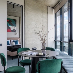 Фотография квартиры Апартаменты Видовые VEROM с выходом на набережную и парк Дельфин ЖК АTLANTIS