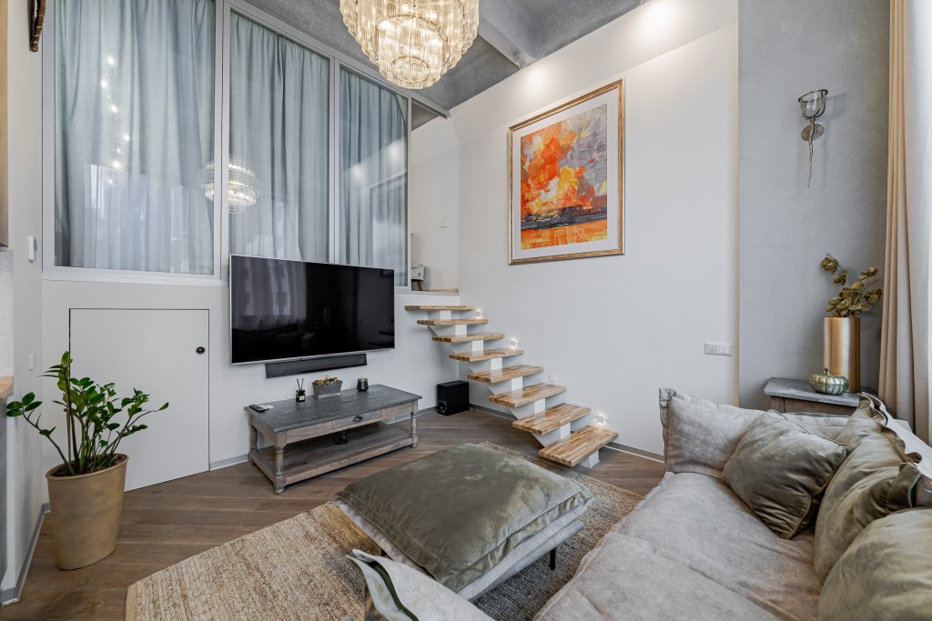 Фотография квартиры Апартаменты Smart Host Двухуровневые Апартаменты на Нижней Красносельской