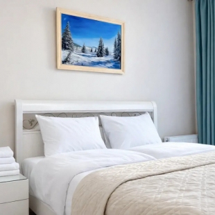 Фотография квартиры Апартаменты уютные АпартМари Пионерский: с видом на море, первая линия с выходом на пляж