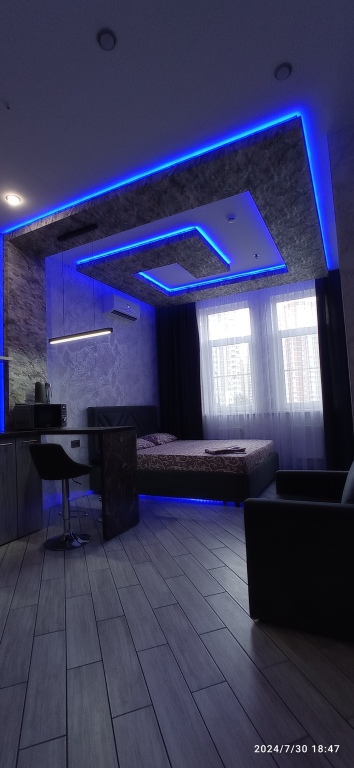 Фотография квартиры Квартира с квадратной подсветкой