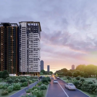 Фотография квартиры Апартаменты с Двумя комнатами в Новом доме с видом на Барамзиной 38