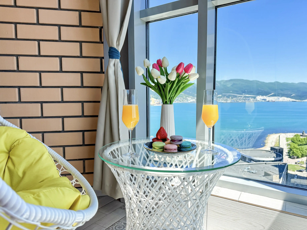 Фотография квартиры Квартира Уютная студия с видом на море в самом центре