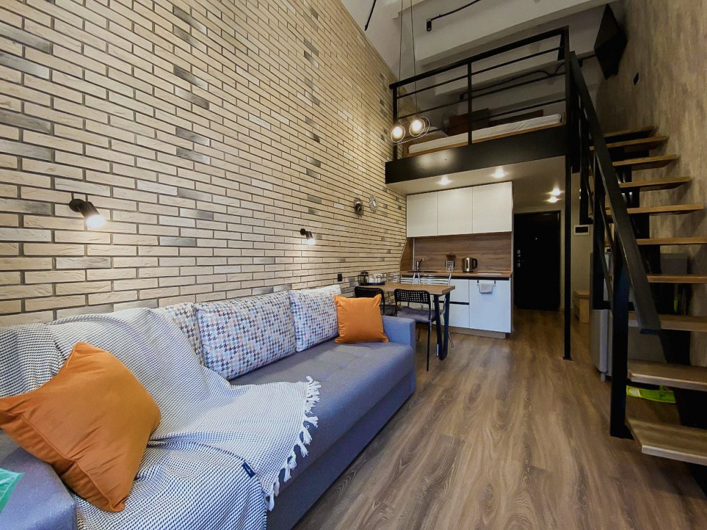 Фотография квартиры Апартаменты Стильная Однокомнатная