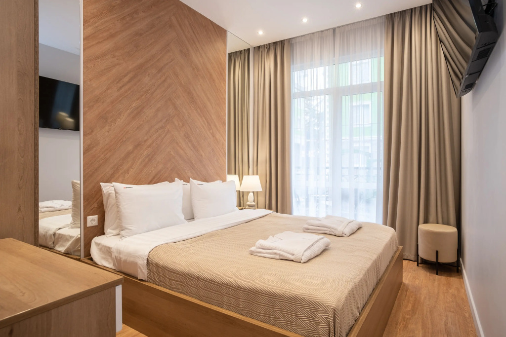 Фотография квартиры Апартаменты RED APARTMENTS Арт Лайт Сити апартамент Холидей