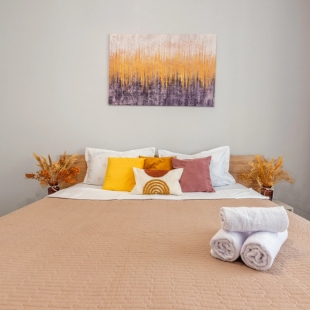 Фотография квартиры Апартаменты 2-ком в 10 мин пешком до ТРЦ Мега Парк (568)