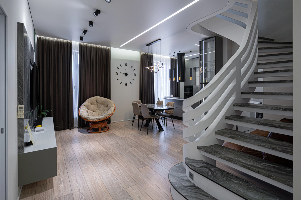 Фотография квартиры Апартаменты Vyborg Velvet Aparts Двухуровневые в Центре