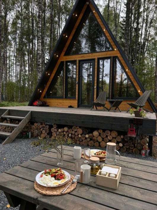 Фотографии квартиры 
            Апартаменты А-frаmе дом