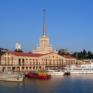 Фотография транспортного узла Сочинский морской торговый порт