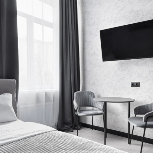 Фотография квартиры Апартаменты ЖК Park Side в монохромном стиле 2