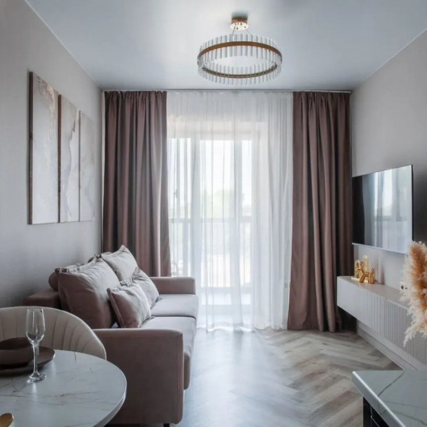 Фотографии квартиры 
            Апартаменты KrasLoft в ЖК Бульвар Цветов на 4 человек