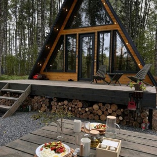 Фотография квартиры Апартаменты А-frаmе дом