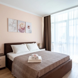 Фотография квартиры Апартаменты Москва ЛаМар двухкомнатные с балконом