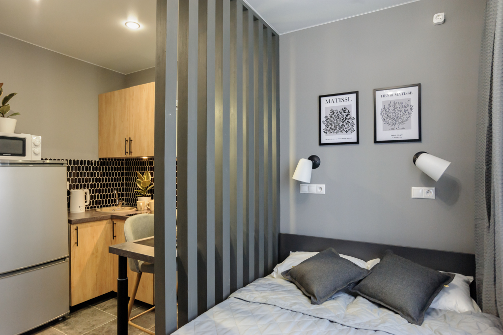 Фотография квартиры Апартаменты Минималистичная Cтудия у метро Сколково