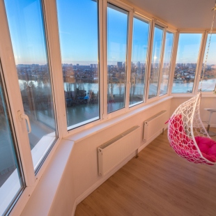 Фотография квартиры Апартаменты с захватывающим видом на Мост Поцелуев и парк 30 летия Победы