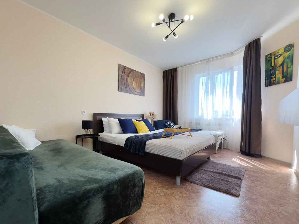 Фотография квартиры Квартира 1-комнатная на 7 спальных мест 4 раздельно рядом с Мп Град Аэропорт