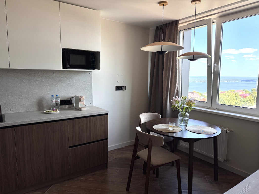 Фотография квартиры Квартира Новая 1-комнатная квартира с видом на Волгу