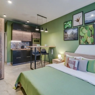 Фотография квартиры Апартаменты Комфорт Арт-Апарты у Экспофорума 2