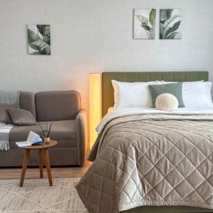 Фотография квартиры Квартира Грин-стильная дизайнерская в ЖК Самолет