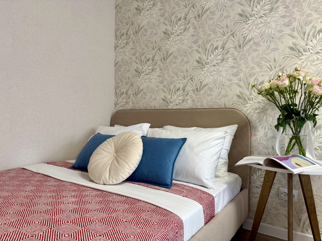 Фотография квартиры Квартира Уютный прованс рядом с трассой м4 и центром города для 4х гостей