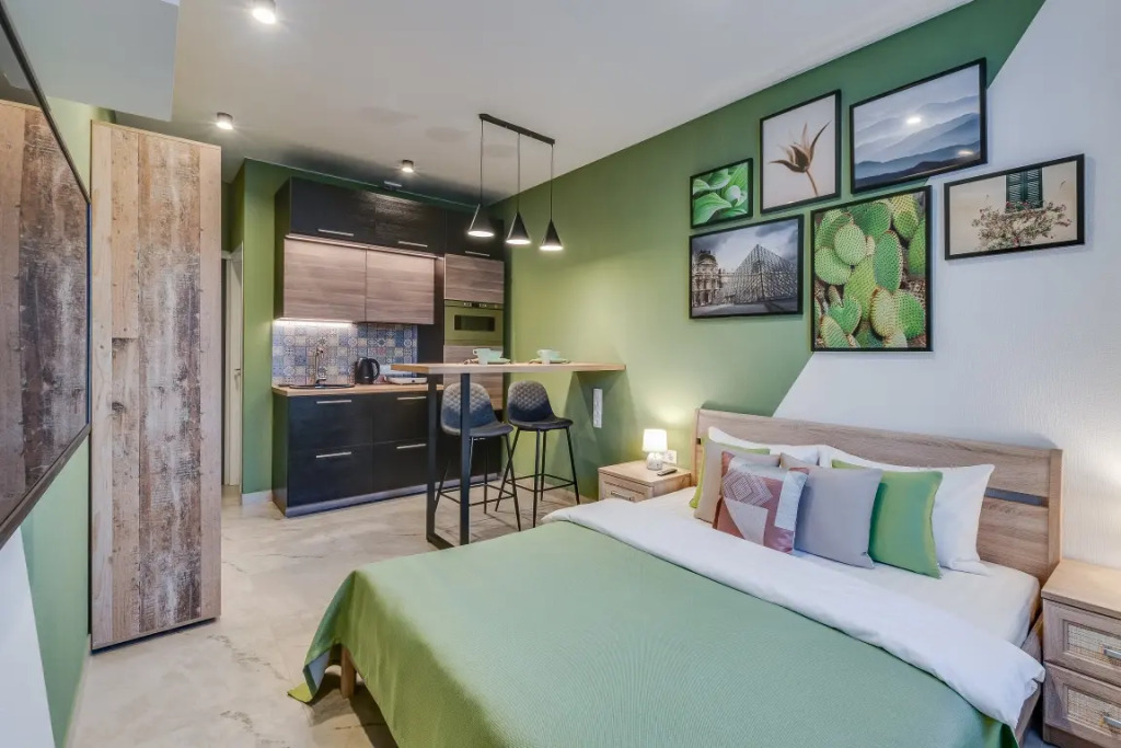 Фотография квартиры Апартаменты Комфорт Арт-Апарты у Экспофорума 2