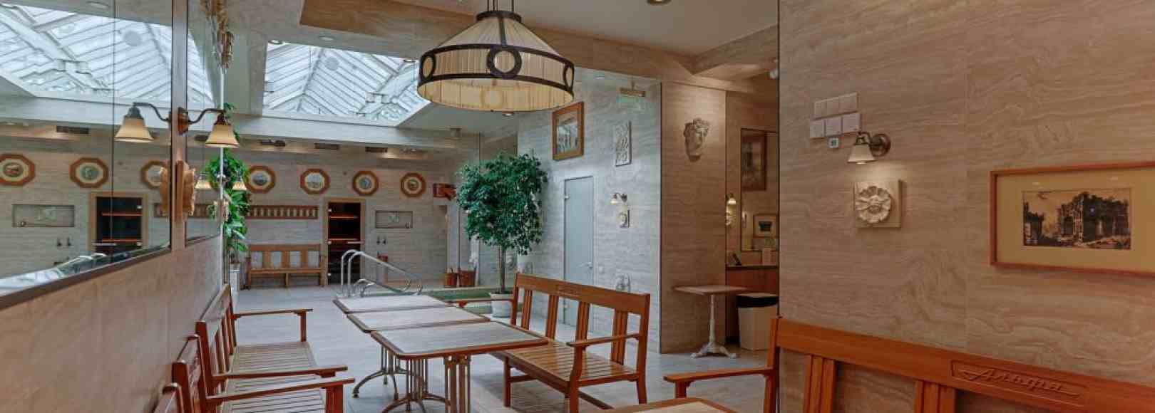 Фотография банкетного зала Зал «Римские термы»