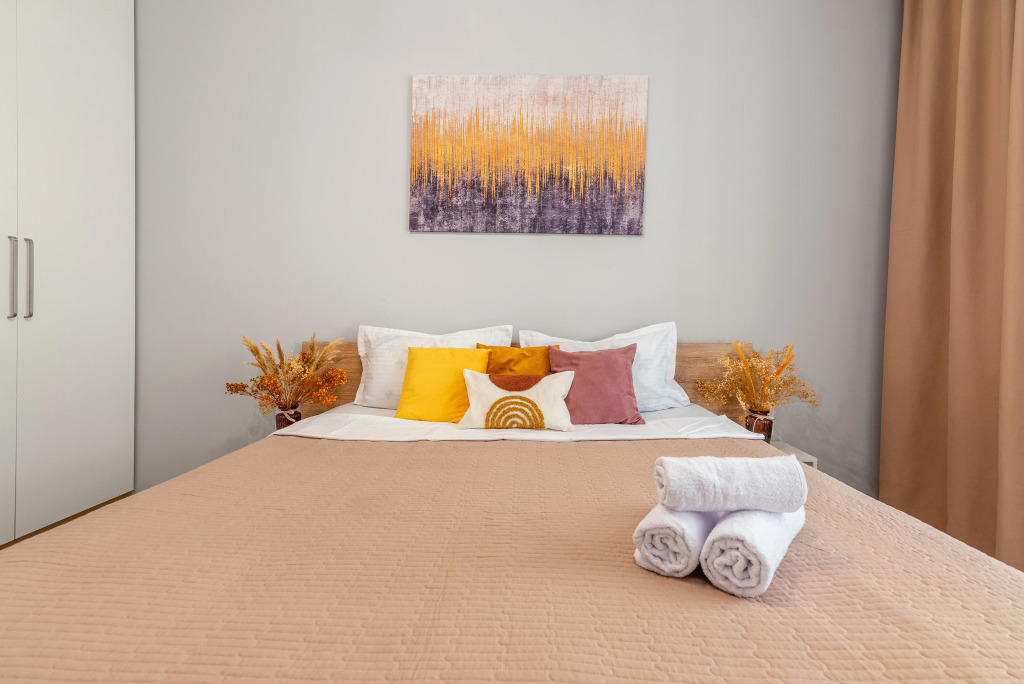 Фотография квартиры Апартаменты 2-ком в 10 мин пешком до ТРЦ Мега Парк (568)