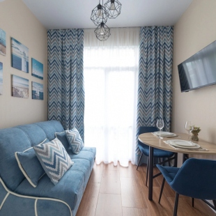 Фотография квартиры Апартаменты Red Apartments Арт Лайт Сигоу