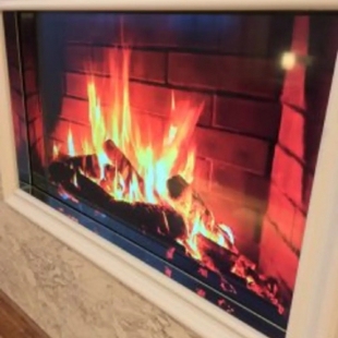 Фотография квартиры Апартаменты Однокомнатная квартира с камином и посудомойкой