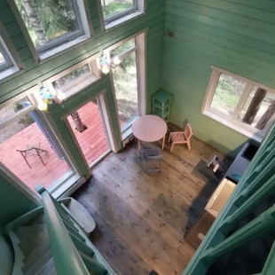 Фотография Коттеджа Частный дом в Заветах Ильича с голубой гостиной