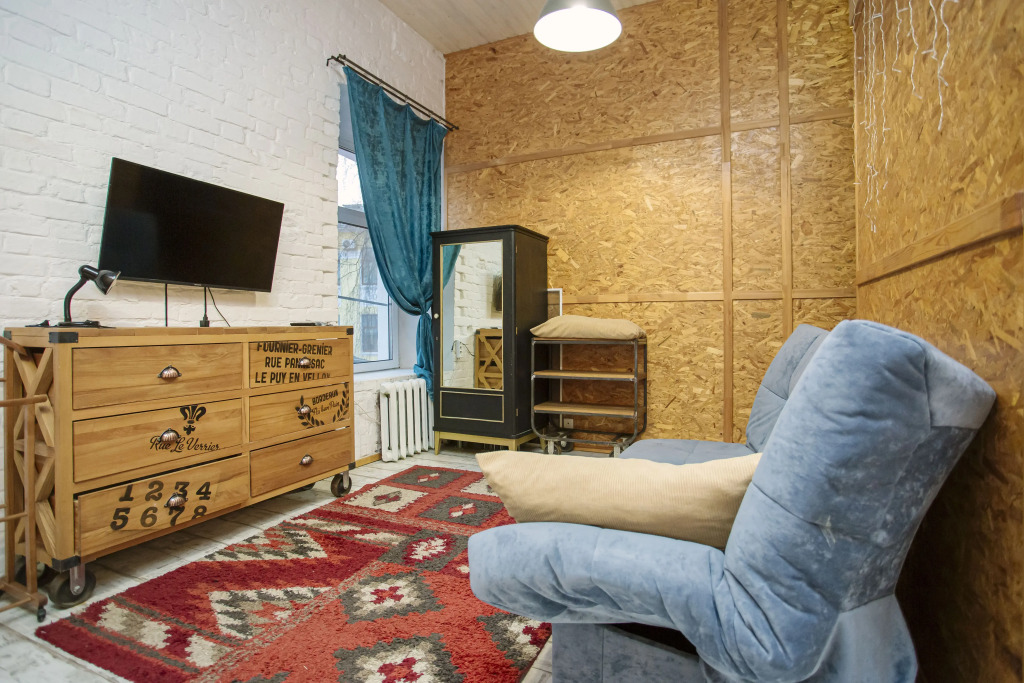 Фотография квартиры Квартира УK АТМОCФЕPА  Эклектика  Студия с дизaйнеpским ремонтом в Историчecком Цeнтре Яpоcлавля