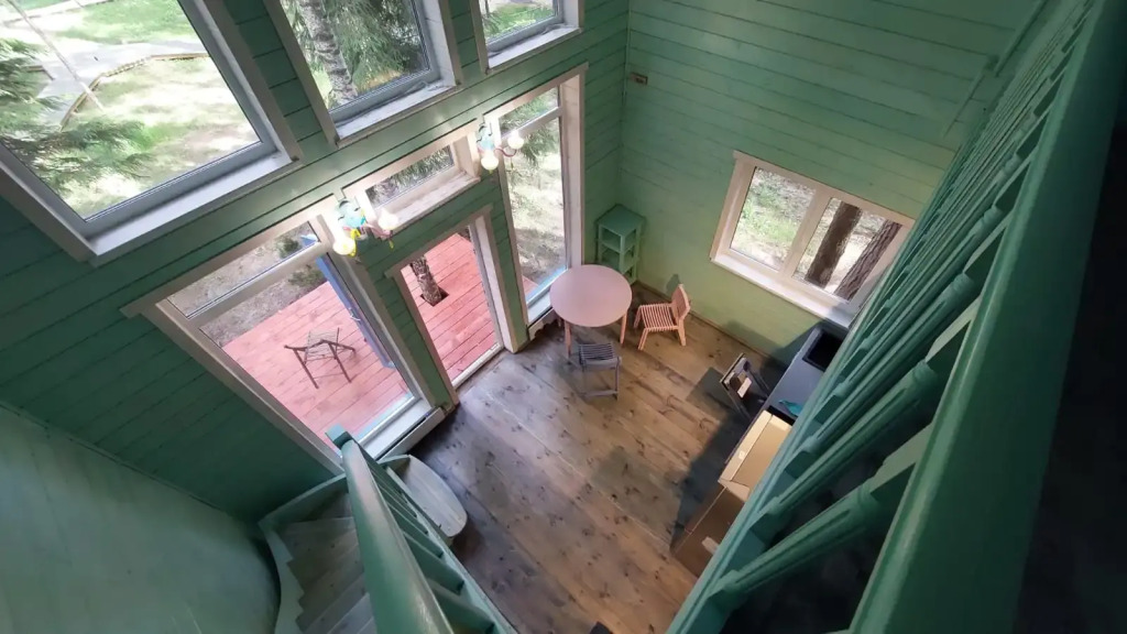 Фотография Коттеджа Частный дом в Заветах Ильича с голубой гостиной