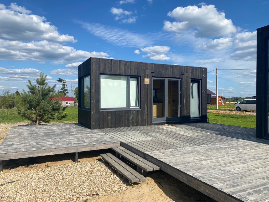 Фотография Коттеджа Дом Мини с панорамными окнами