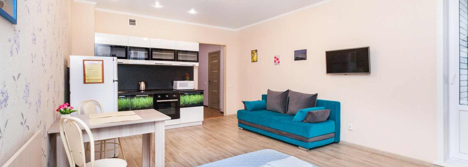 Фотография квартиры Уютная, чистая однокомнатная квартира в новостройке