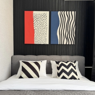 Фотография квартиры Квартиры "Пижама": 2-к «Акценты» в 1 минуте от Аллеи Героев