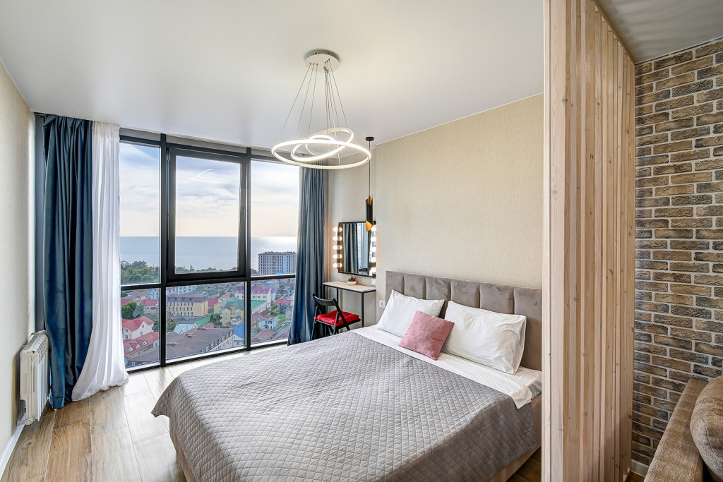 Фотография квартиры Апартаменты Красивые апартаменты MorskayaSimfonya-2 с панорамой на море, бассейном на территории ЖК