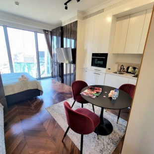Фотография квартиры Apartment Стильная Студия на 30 Этаже Москва Сити
