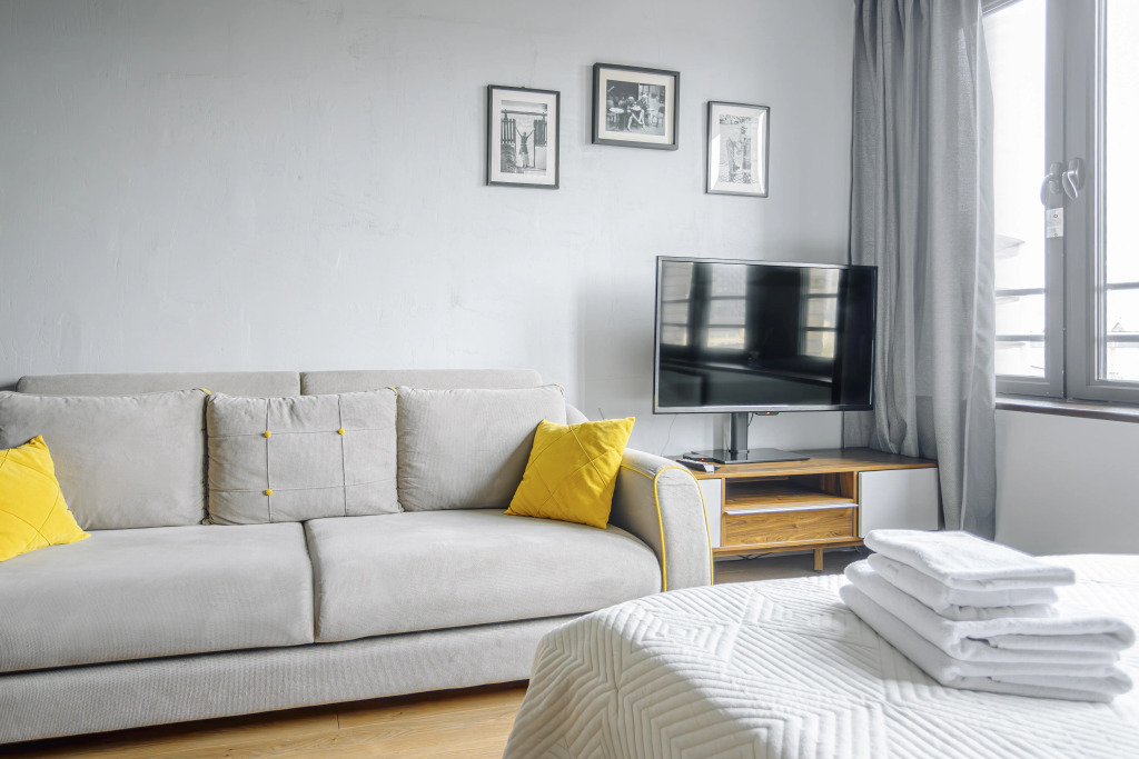 Фотография квартиры Апартаменты Lalapart London Loft просторная студия 38м в ЖК Савеловский Сити