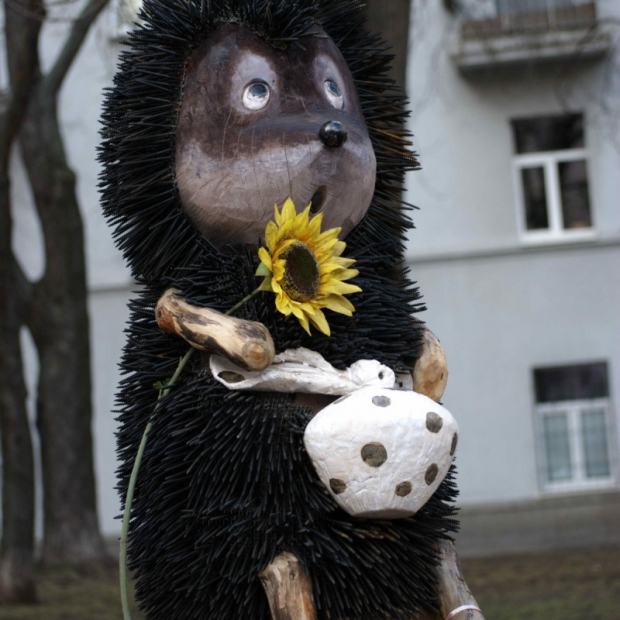 Фотография памятника Памятник ёжику в тумане