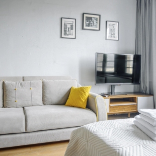 Фотография квартиры Апартаменты Lalapart London Loft просторная студия 38м в ЖК Савеловский Сити