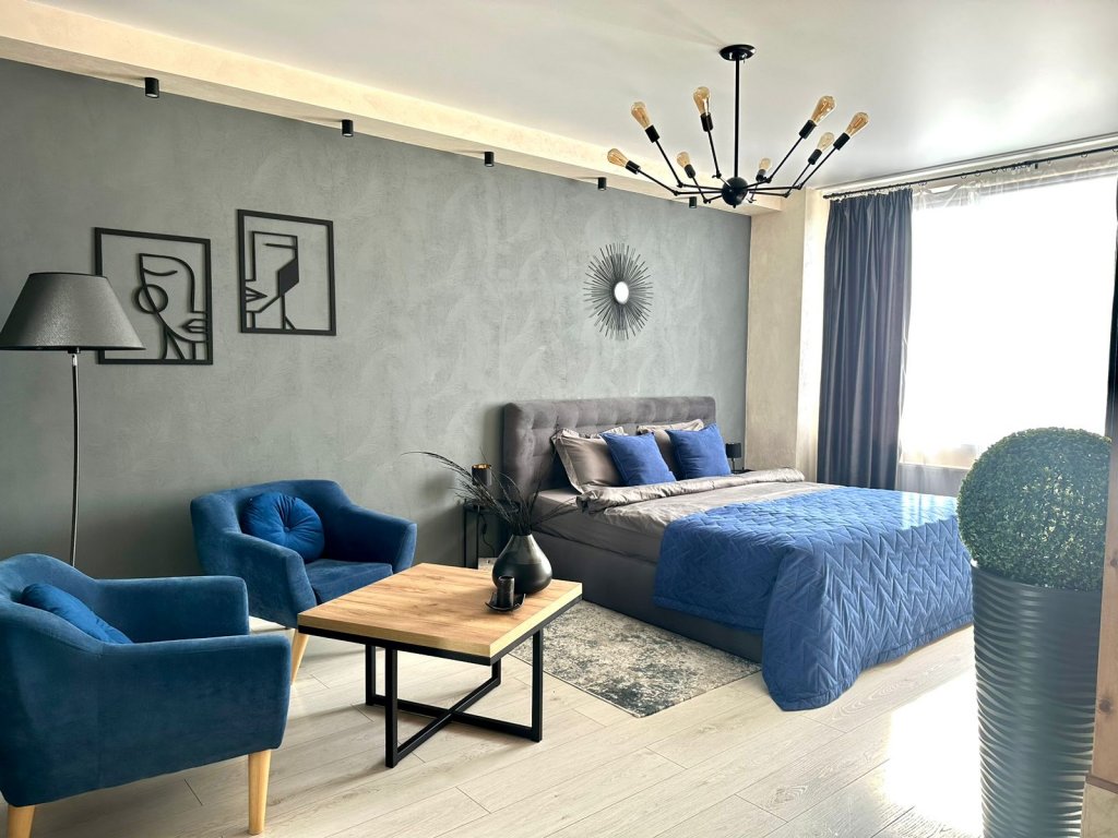 Фотография квартиры Апартаменты комфоpт плюс классa Ultrаmarinе room