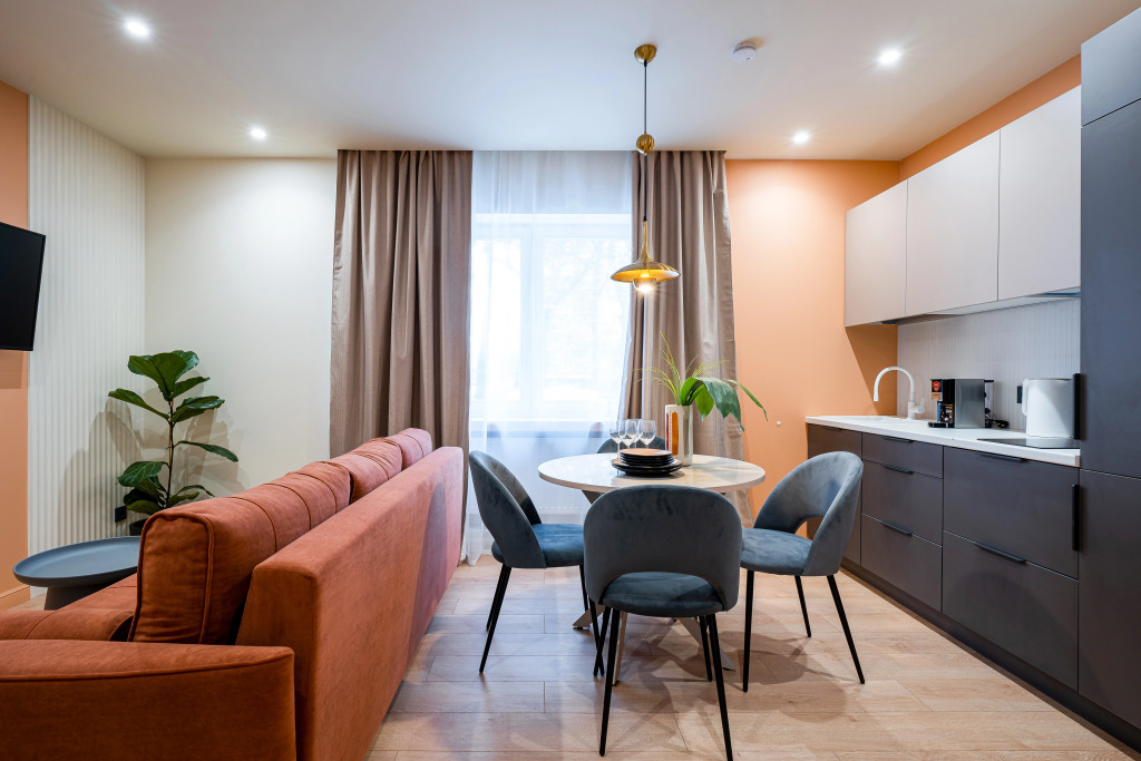 Фотография квартиры Апартаменты Peach by Pavlov