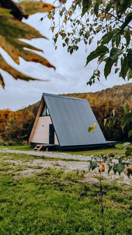 Фотография Коттеджа Шале двуэтажный А-фрейм с террасой