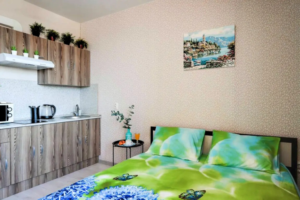 Фотография квартиры Квартира Уютная студия рядом с медицинским центром