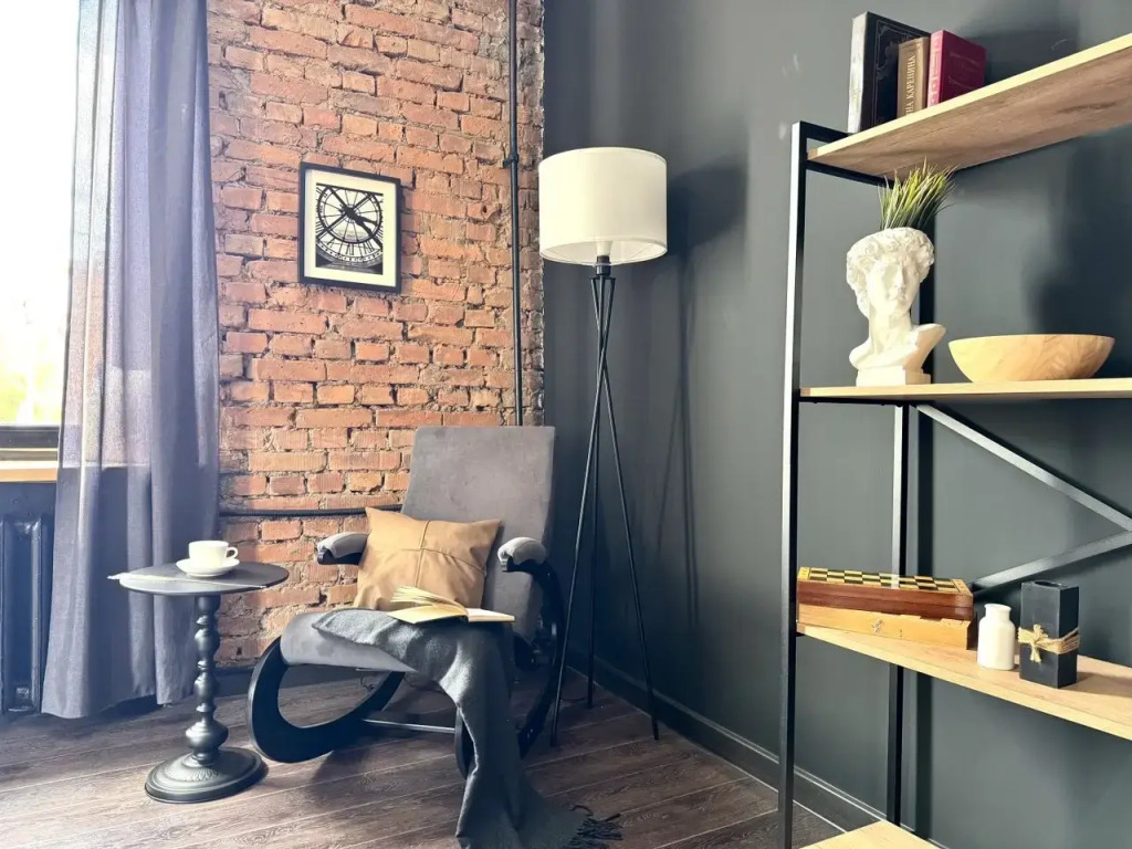 Фотография квартиры Апартаменты двухкомнатные Hygge Karelia в стиле Loft