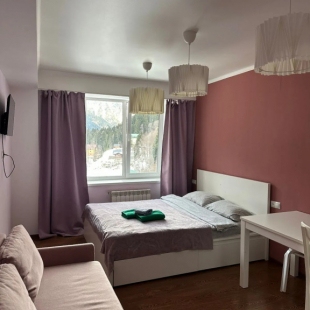 Фотография квартиры Апартаменты Уютная Студия в Самом Центре Домбая