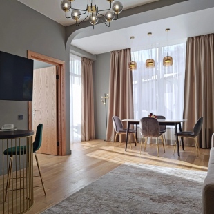 Фотография квартиры Апартаменты панорамой на горы. Открытый балкон. Спальня. Жить в Горах.