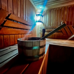 Фотография Коттеджа Частный Дом Уютный зимний с баней